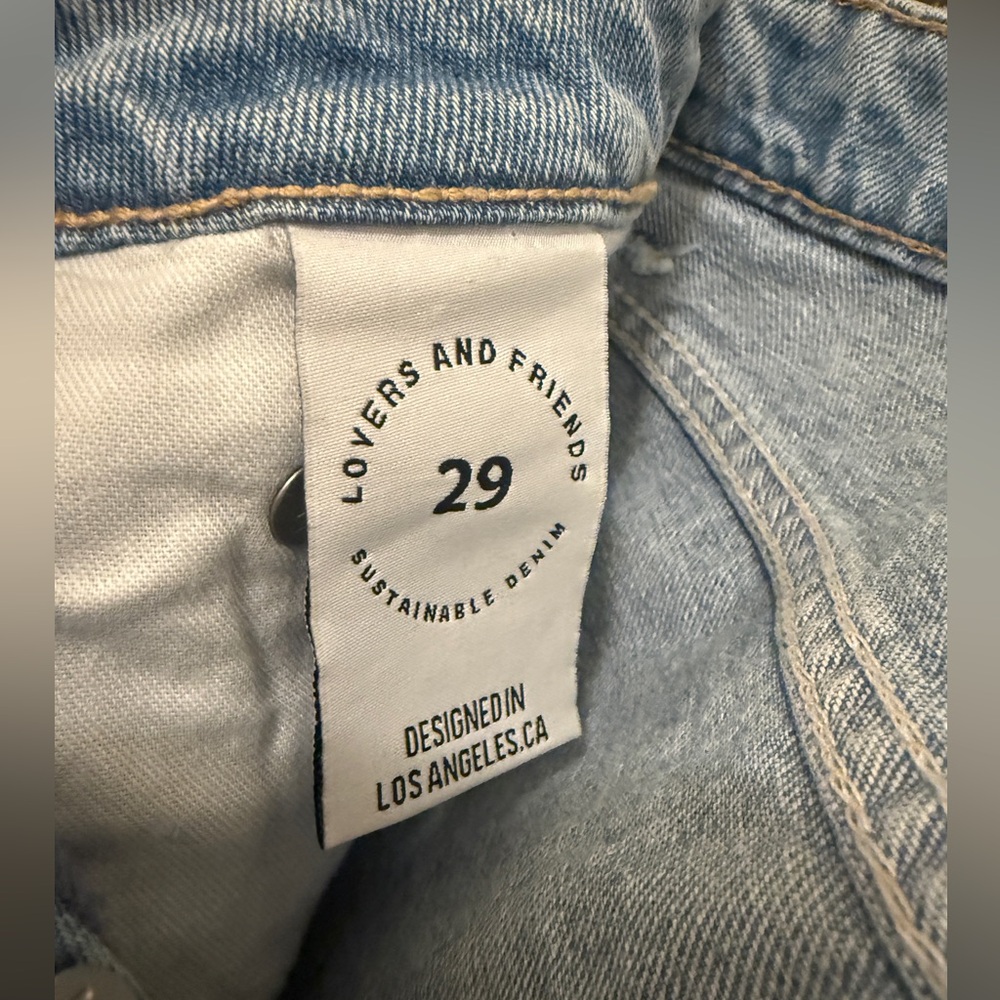 Lovers and Friends Ryan High Rise Straight | Size 29 | Summer | NWT - Picture 8 of 8